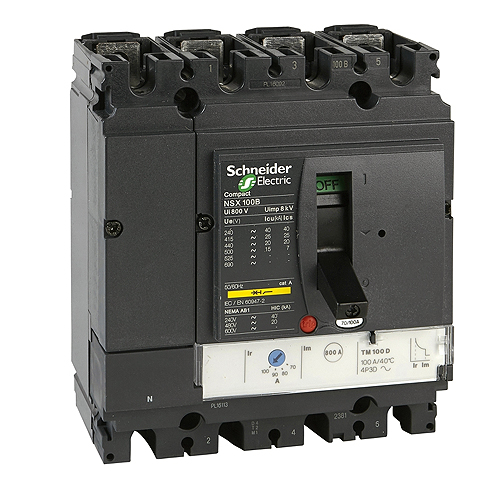 INT.AUT.NSX100N 4X100A 50KA TMD100 4P4D 29860