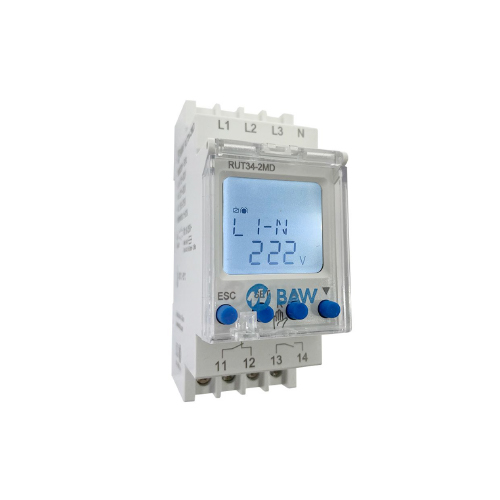 RELE TENSION TIRF./MOF. MIN.MAX.FALTA SEC. 125/300V  RUT34-2MD