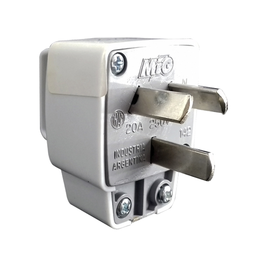 ENCHUFE BIPOLAR C/T.T. 10A.   BL.227