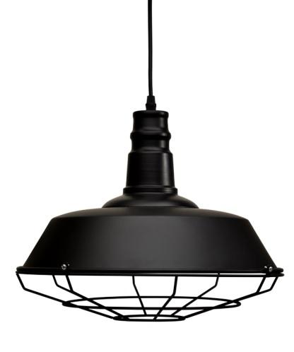 LUMINARIA INDUSTRIAL C/REJA NEGRO