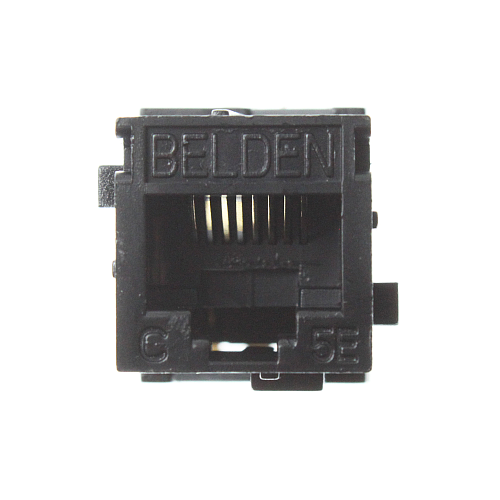 LAN5JBK-C5E MODULAR ILAN JACK BLACK