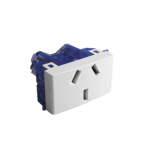 TOMA C/TIERRA 10A.        Bco.  45280