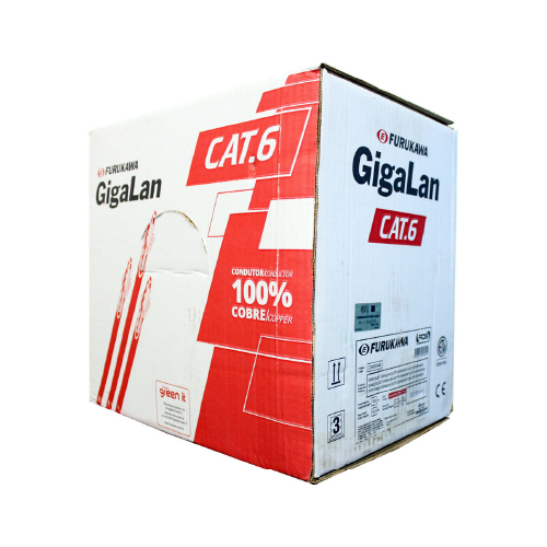 CABLE UTP CAT6 INTERIOR x305MTS, COLOR GRIS, COBRE