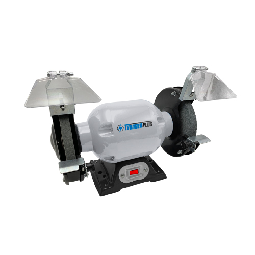 Amoladora de banco 375W 6PLG base antivibración 2 piedras