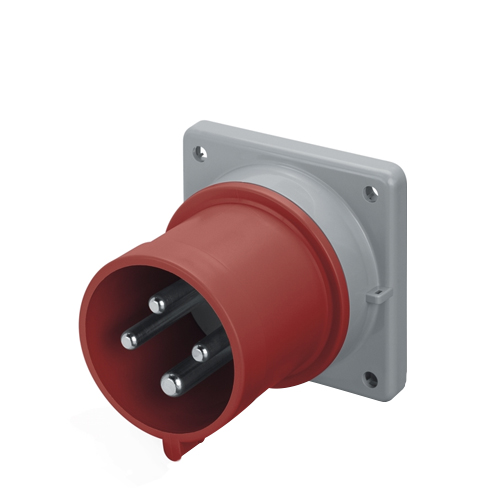 Base macho conectora 32A 3P+T IP44