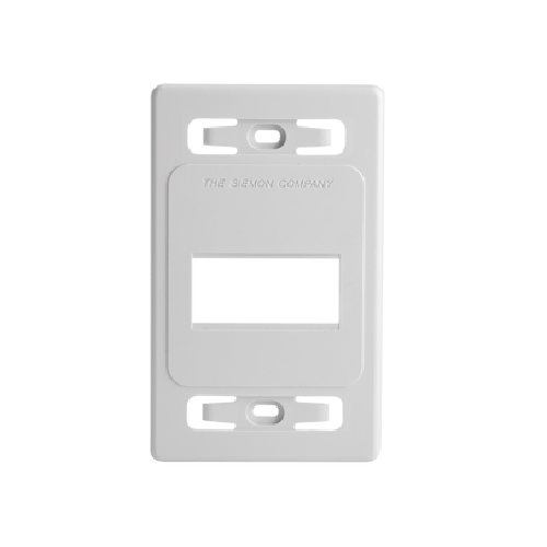 FACEPLATE 3P BLANCO, DESCARGADO, VERTICAL (UNICAMENTE CON JACK DE LA MARCA)