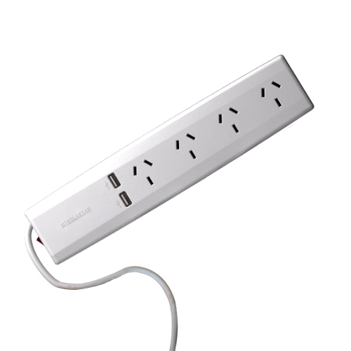 PROLONGADOR 4 TOMAS + 2 PTOS.USB C/CAB. 809