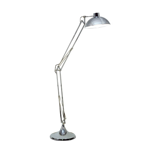 Lamp. pie dob. brazo platil E27