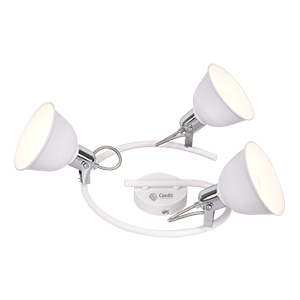 Aplique Lenora 3 luces E14 blanco