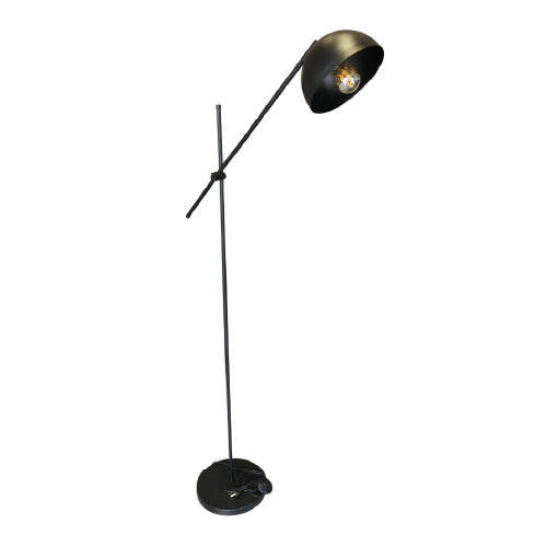 LAMPARA DE PIE E27 NEGRA