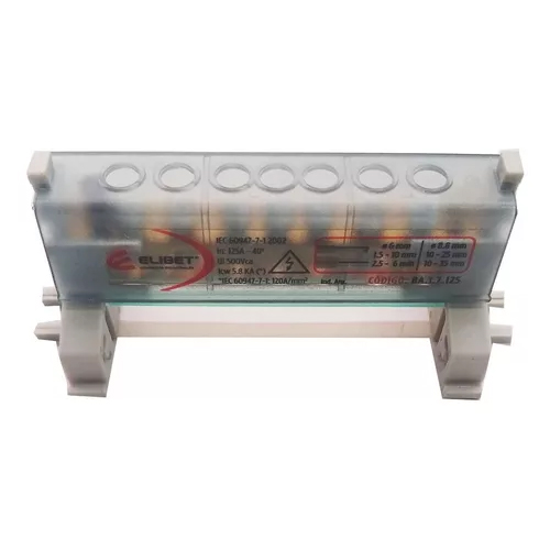 Distribuidor vertical 1x125A 7 conexiones