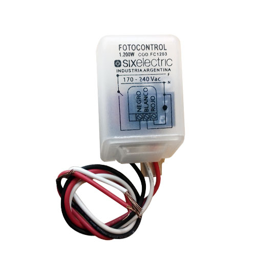 Fotocontrol con sensor orientable 1200W