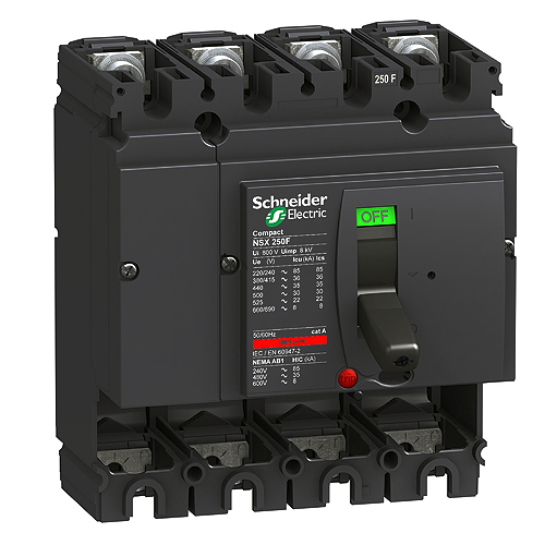 INT.S/RELÉ NSX250N 4X250A 36KA 31408