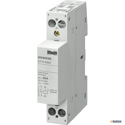 CONTACTOR MOD. 2X20A 220V S/P 5TT 100027458