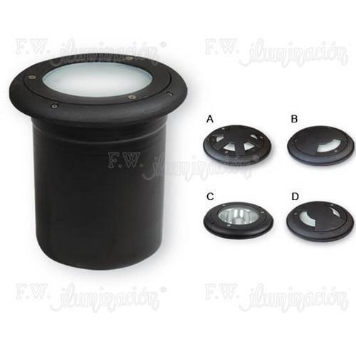 EMBUT.PISO 1X26W C/EQ.TAPA D 3026