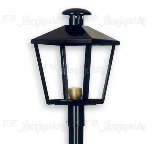 FAROL P/CAÑO 2PUL. NEGRO  Nº 43/F