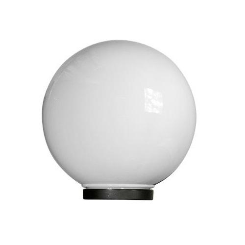 GLOBO PMMA BASE NEGRA D200 TRANSPARENTE
