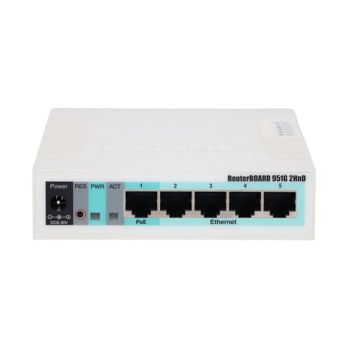 ROUTER BOARD WIFI, 5 PUERTOS GIGABIT + 1 USB