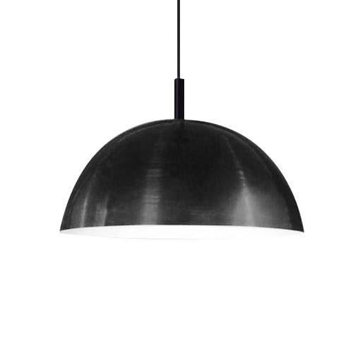 CAMPANA 1/2 ESFERA SIMIL CROMO METALIZ.40CM.306/C