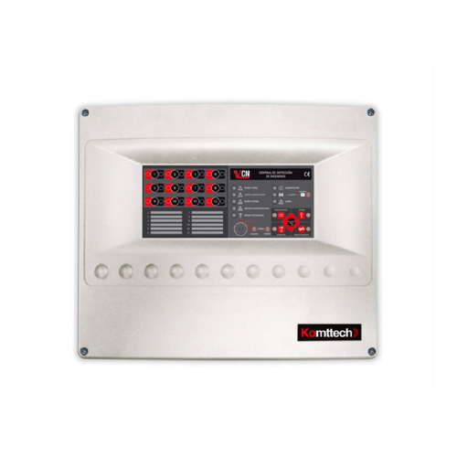 CENTRAL DE INCENDIO KOMTTECH CONVENCIONAL DE 12 ZONAS S/T VCN-1200
