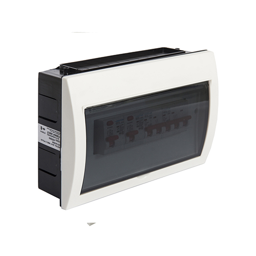 CAJA DE EMBUTIR CON PUERTA 12 MODULOS BCO. CJE12