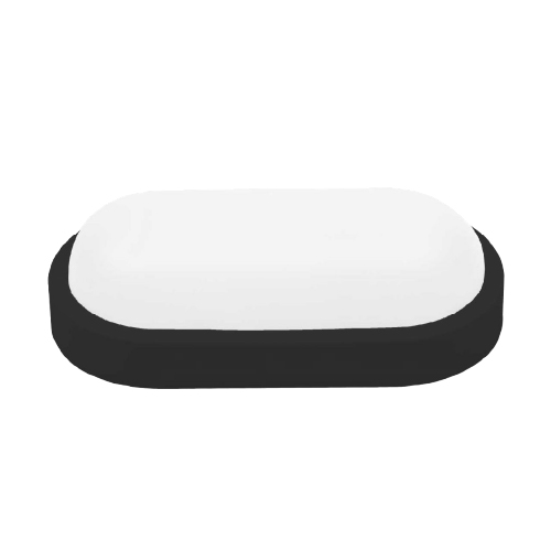 Tortuga led ovalada  negra 12W  5700K