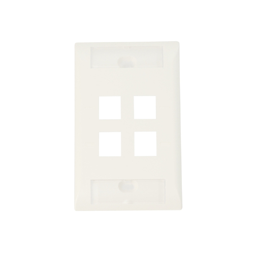 FACEPLATE 4P BLANCO, DESCARGADO