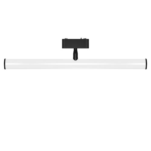 Aplique tubo difuso negro p/ riel magnet skyline 12W 2700K 120 grados