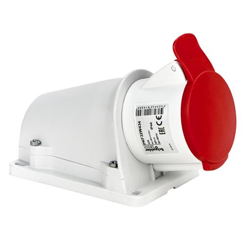 TOMA MURAL 32A 3P+T 380V IP44