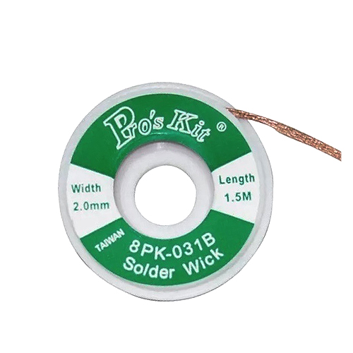 8PK-031B-MALLA P/DESOLDAR 2.0MM