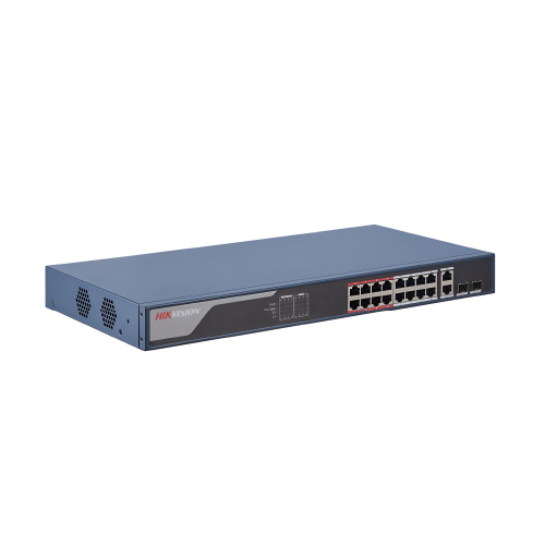SWITCH 16 PUERTOS POE 10/100 Mbps + 2SFP (ADMINISTRABLE)