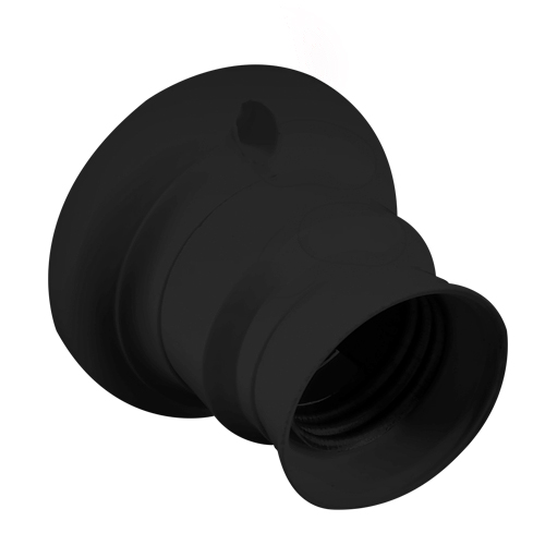 Receptáculo recto negro