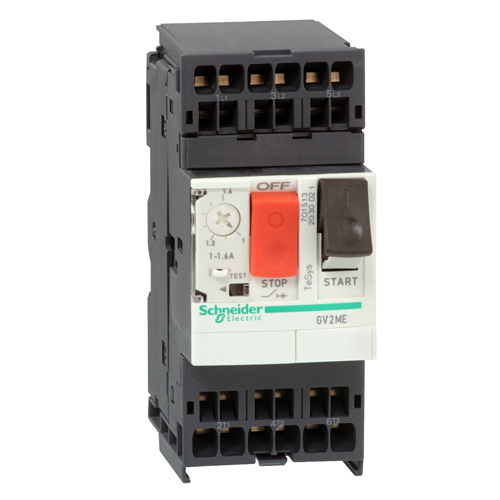 GUARD.MAGNET. CONEX RES. 3P 6/10A.100kA GV2ME143