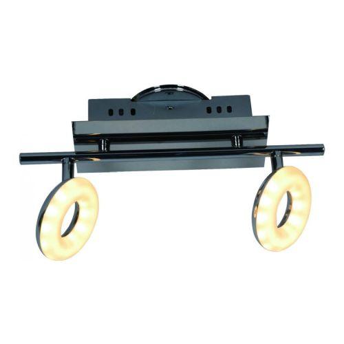 Aplique led 2 X 5W 3000K cromo modelo dona