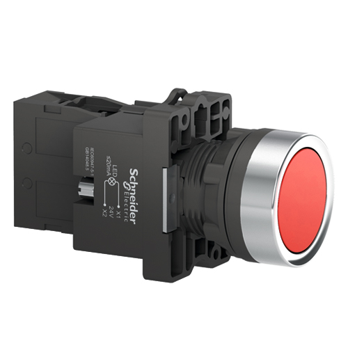 PULS.LUM.C/LED ROJO 24VAC/CC 1NA XA2EW34B1