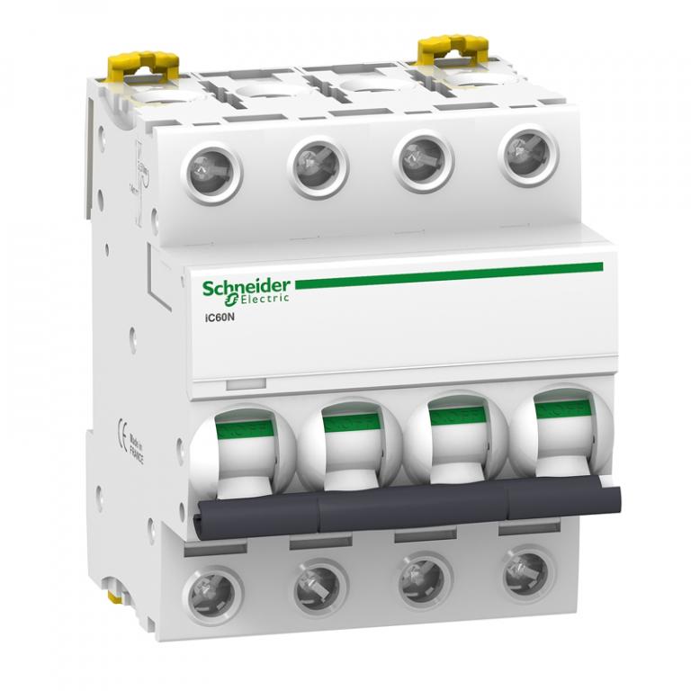 Interruptor Termomagnético - iC60N - Tetrapolar - 25A - Curva D - 6kA