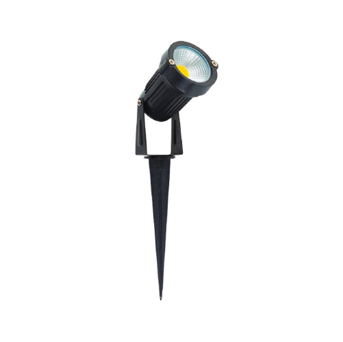 ARTEFACTO NEGRO MILLENNIAL C/ JABALINA LED 7W DIAM 6CM 3000K
