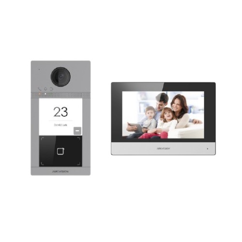 KIT VIDEO PORTERO IP WIFI, FRENTE DE EMBUTIR + PANTALLA + APP CELULAR