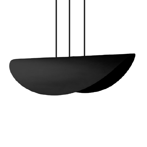 COLGANTE PETALO GERB 60CM NEGRO