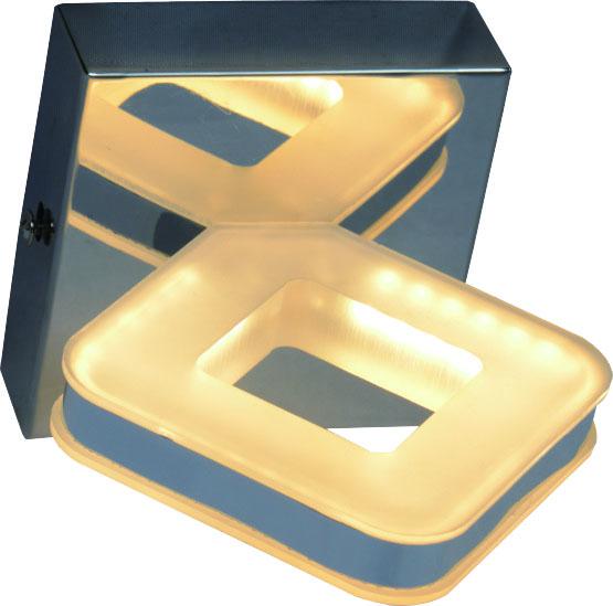 Aplique led 1x5W 3000K cromo modelo toilette