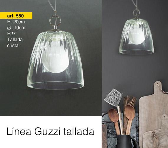 COLG.MON TALLADO CRISTAL E27 550