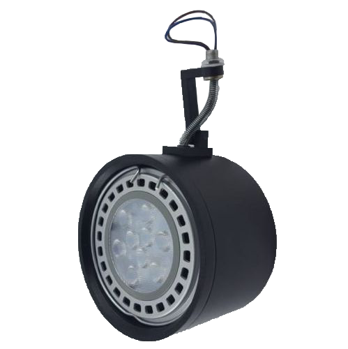 Cabezal corto para AR111 Tuba negro texturado