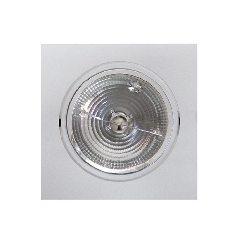 Spot de embutir movil cuadrado AR111 color negro