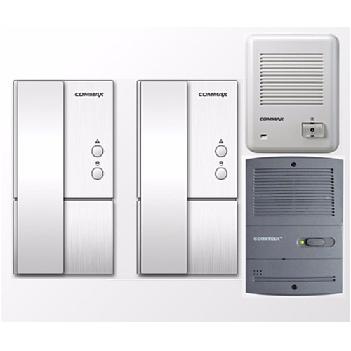 KIT PORTERO ELECTRICO FRENTE DE 1Nº PARA EMBUTIR + 2 TELEFONOS