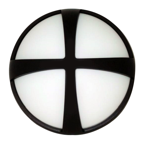 Tortuga de LED 15w luz neutra de ABS para exterior modelo Cruz Negra