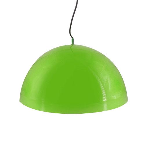 CAMPANA 1/2 ESFERA BLANCO/VERDE 30CM 306/B BCO/VE