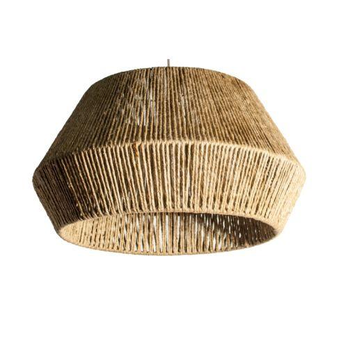 Colgante 1 luz cuerdas 40 x 20 cm Flora natural