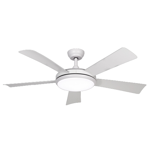 Ventilador de techo con 5 aspas 3000K-4000K-6000K 24W blanco