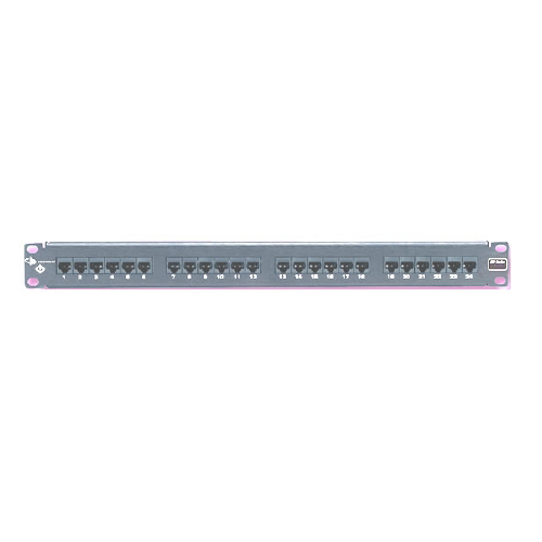 PATCH PANEL 24P, CAT6, 1U