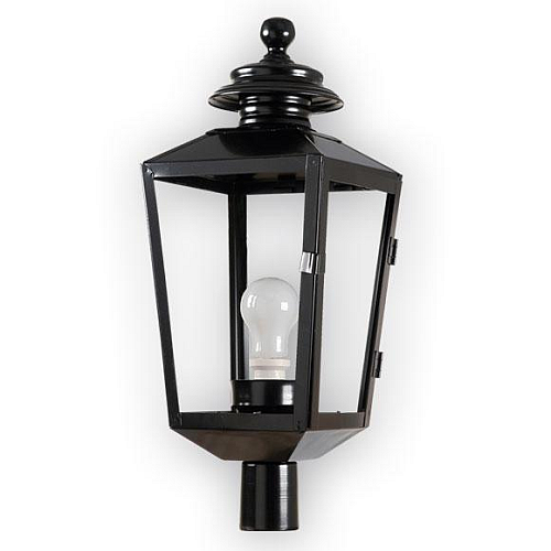 FAROL DE HIERRO  P/CAÑO DE 2" NEGRO 2135/B
